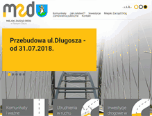 Tablet Screenshot of mzd.nowysacz.pl