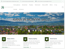 Tablet Screenshot of kana.nowysacz.pl